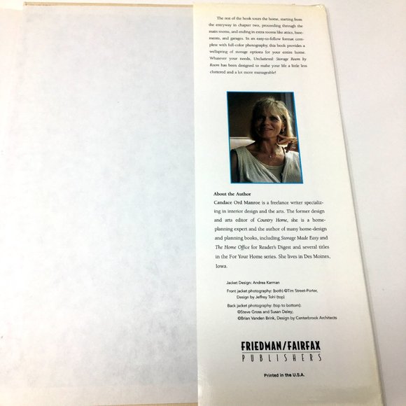 Uncluttered Storage Room by Room by Candace Ord Manroe Hardbound Book - Picture 5 of 16